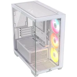 Corsair PC-Gehäuse 2800X RS-R ARGB Micro-ATX Weiss (mATX, Mini-ITX), PC Gehäuse, Weiss
