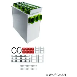 Wolf Luftverteiler DN 160 für CWL-F-300 2x9 Stutzen 50x100