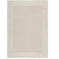 Teppich Wollmischung Beige 160 x 230 cm - CALDER   Kadima Design