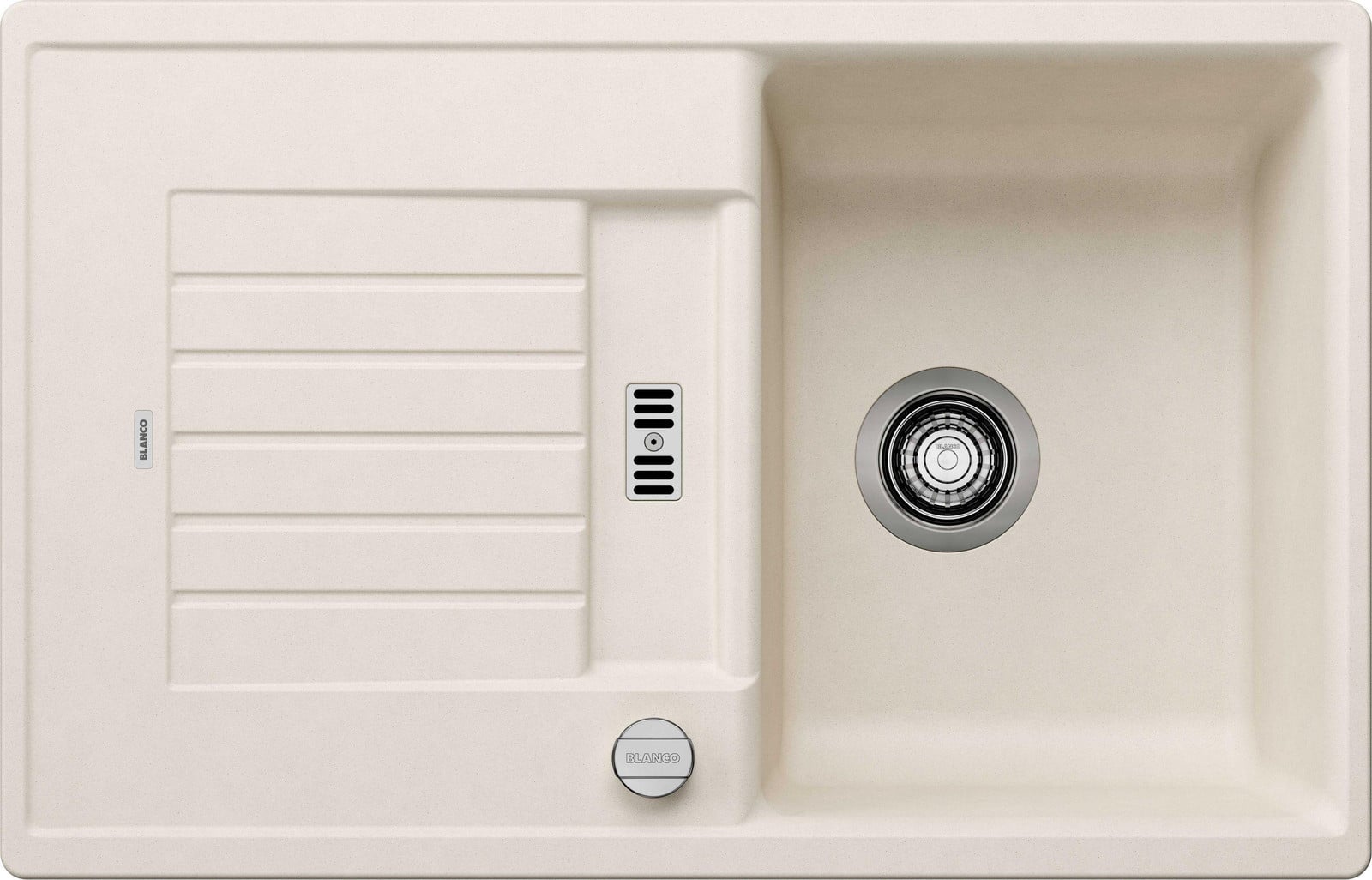Blanco Zia 45 S Silgranit spoelbak in softweiß