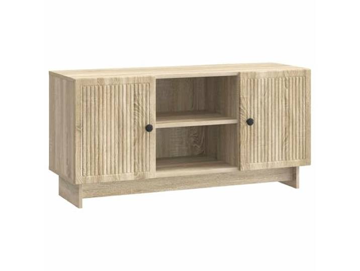 Makastle TV-Schrank Sonoma-Eiche 102x34,5x50 cm Holzwerkstoff