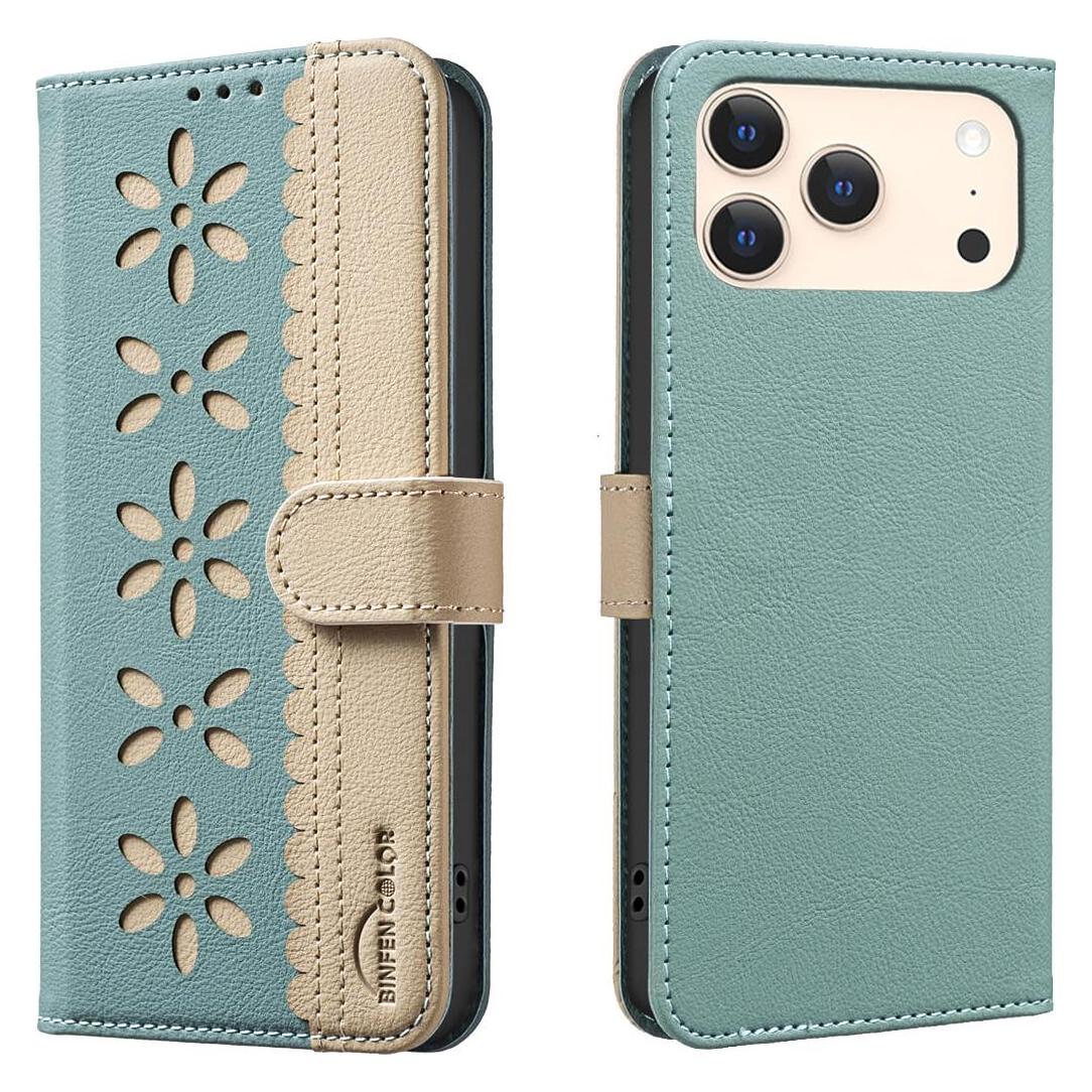 Binfen Color Ledertasche Floral (Apple iPhone 17 Pro Max, Apple iPhone 18 Pro Max) (61795118)