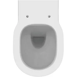 Ideal Standard Connect Standtiefspül-WC, glasierter geschlossener Spülrand, 360x545x340mm, E8231MA, Farbe: Weiß mit Ideal Plus