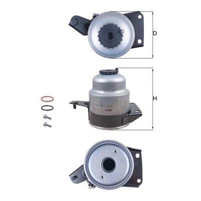 KNECHT Kraftstofffilter KL 829D Leitungsfilter 139,5mm für TOYOTA