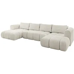WOHNLANDSCHAFT CLOUD-U 405x185x90 Creme Cord