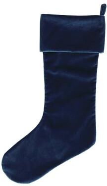 Signature Velvet Stocking - Ink - Ballard Designs