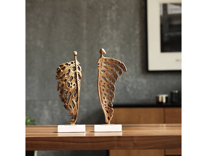 Figurines métalliques volantes pour hommes et femmes, Sculpture, artisanat en marbre, accessoires de décoration pour la maison, Statues abstraites, ornements, cadeaux