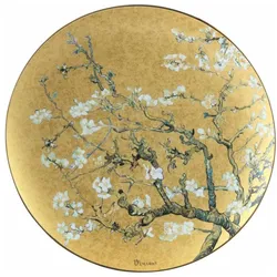 Goebel, Dekoschale, Schale Vincent van Gogh - Mandelbaum Gold, Porzellan, Bunt, 50 cm, 67068031