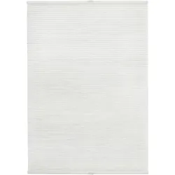 Ondeco Wabenplissee verspannt Klemmträger ohne Bohren Klemmfix  Blickdicht Sonnen-Schallschutz Farbe: weiss, Größe: 80x210 cm