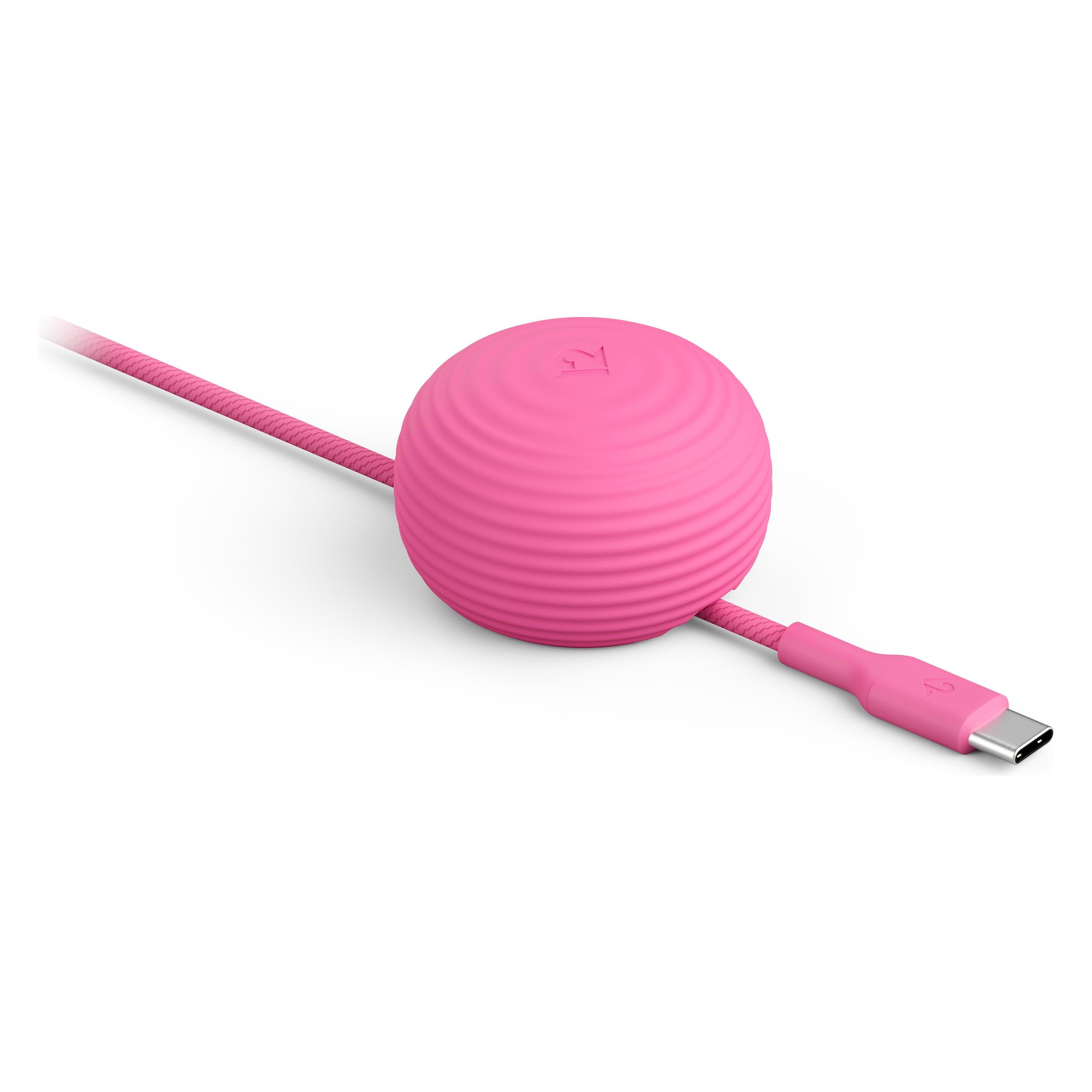 TwelveSouth Twelve South CableStay USB-C Kabel, Fuchsia, 60W, 1,5m (1.50 m, 60 W) (TS-2647)
