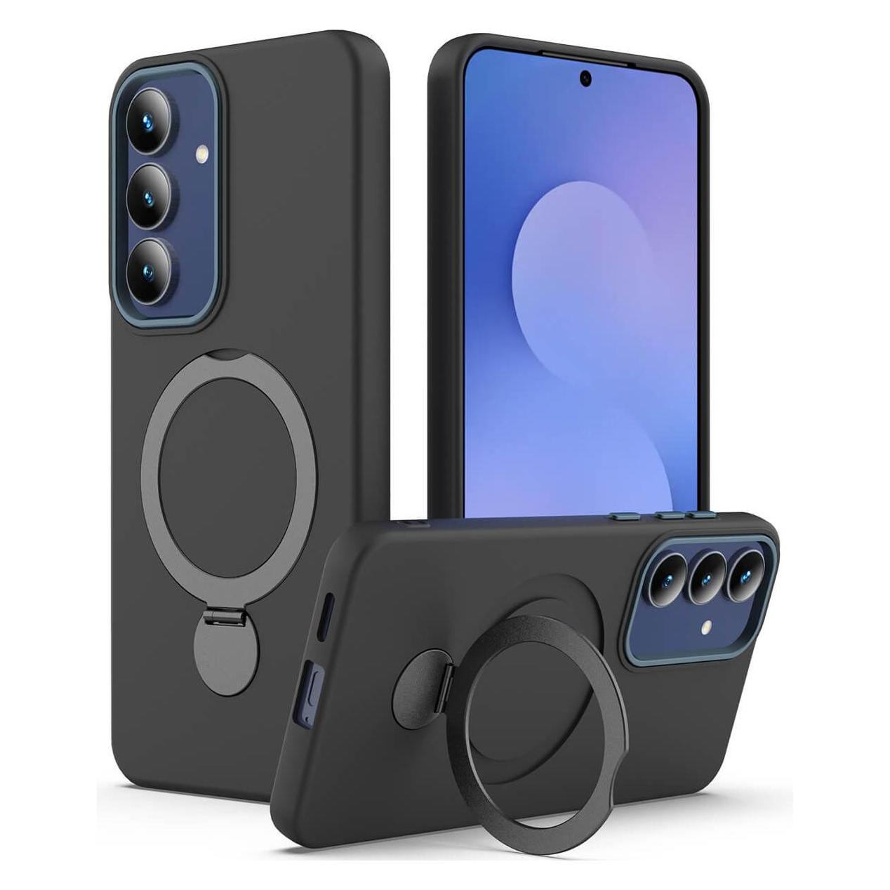 Cover-Discount Galaxy A57 - MagSafe Hülle mit drehbarem Ringhalter & Standfunktion (Samsung Galaxy A57) (71257979)