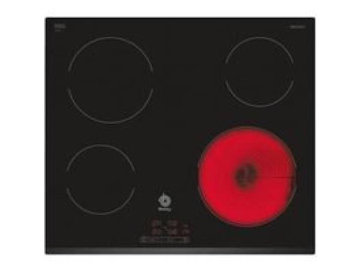 Plaque de cuisson électrique Balay 3EB-720 LR avec surface en verre-céramique - Noir - 6600W