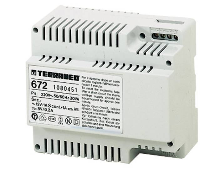 BTICINO Bloc d'alimentation Contacteur de porte 8V AC multi-tension REG IP20 50Tln