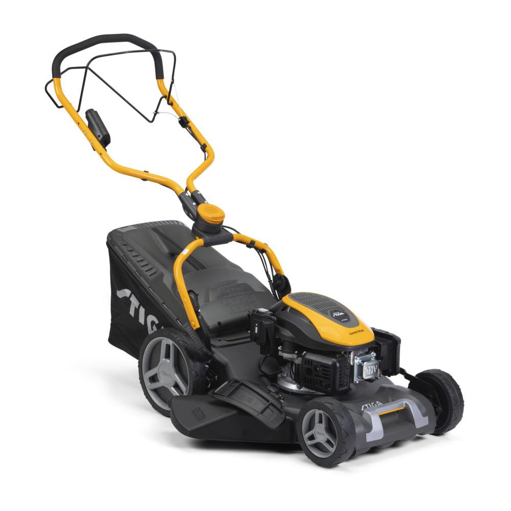 Benzin-Rasenmäher Combi 753 SE | Elektrostart | 4-in-1 Schnttsystem | Fange, Mulchen-, Heck- und Seitenauswurf | Radantrieb | 51 cm Schnittbreite