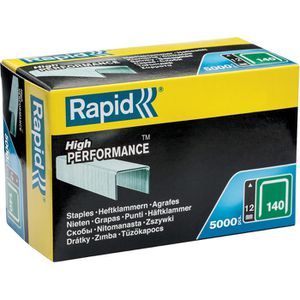 Rapid Tackerklammern 140/12, 11912311, 12mm, Flachdrahtklammern, Typ 140, 5000 Stück