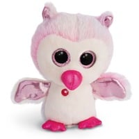 Glubschis Schlenker Eule Princess Holly, Kuscheltier rosa/creme, 15 cm