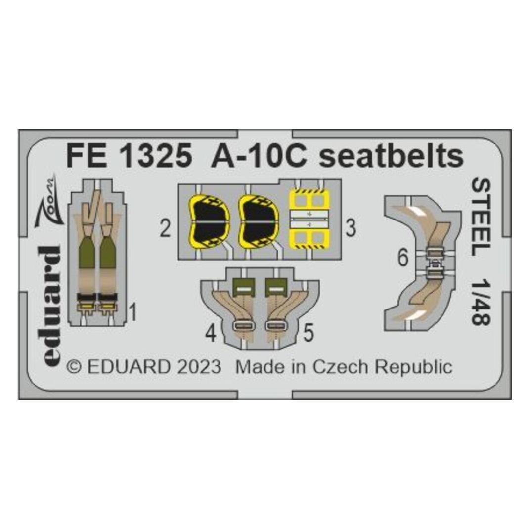 Eduard A-10C seatbelts STEEL for HOBBY BOSS (FE1325)