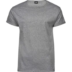 Tee Jays Herren T-Shirt mit Umschlag am Arm 5062 heather grey 3XL
