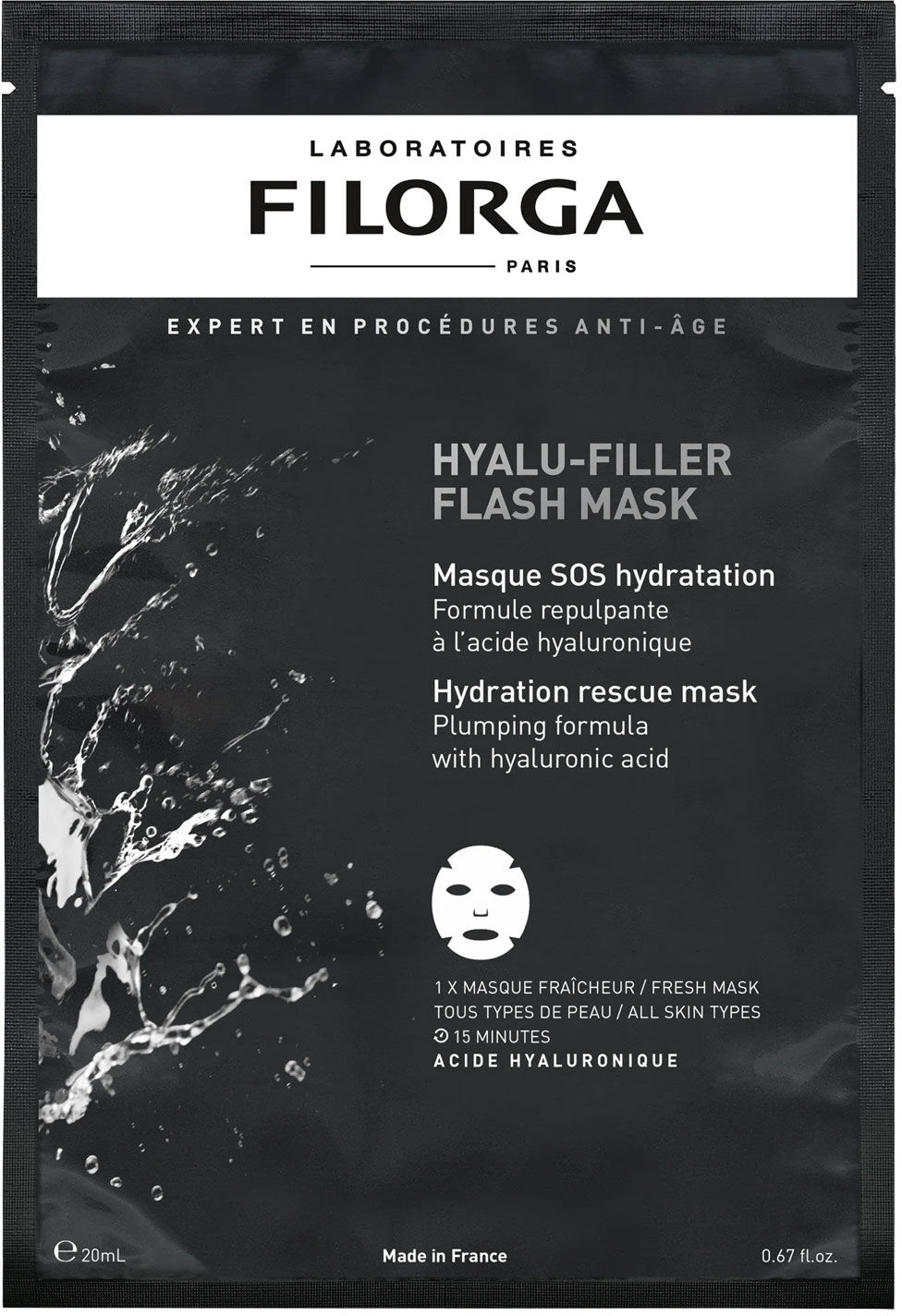FILORGA Hyalu-Filler Flash Sheet Mask 20ml