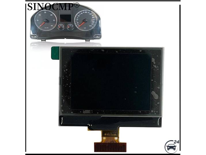 Écran d'affichage LCD de tableau de bord 1TD920862 92290206 1K0920861M pour VW Golf V Touran Passat Jetta Caddy Scirocco, remplacement de l'écran de voiture