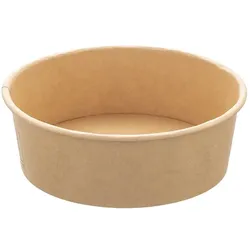 MONOUSO - Salatschüssel aus Kraft-Kraftkarton 600ml Ø15,0cm (50 Stück)