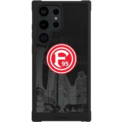 Nivocase Hülle für Samsung Galaxy S23 Ultra Stossfeste Handyhülle NIVOmax Case Schwarz Fortuna Düsseldorf (Samsung Galaxy S23 Ultra), Smartphone Hülle, Schwarz