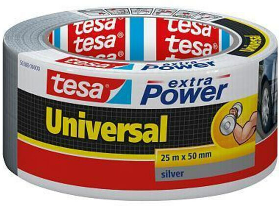 tesa extra Power Universel 25m x 50mm argent (56388-00000-12)