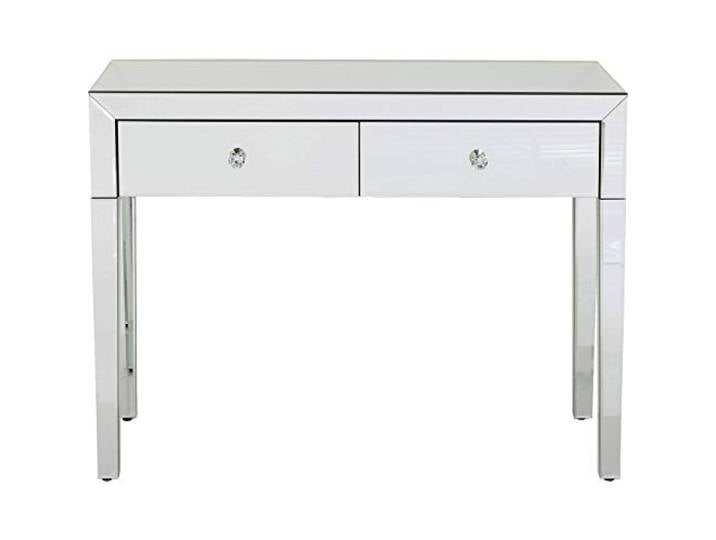 Kare Design Konsole Luxury, verspiegelt, Highboard mit 2 Schubladen, Kommode, Schminktisch, edle Glasgriffe, 78,5x100x40cm (H/B/T)