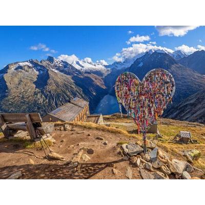 CALVENDO Puzzle Ein Herz auf der Olpererhütte | 1000 Teile Lege-Größe 64x48cm Foto-Puzzle für glückliche Stunden, Sonstige von , Calvendo Puzzle