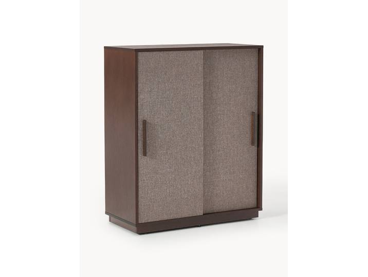 Holz-Highboard Wisp mit gepolsteter Front