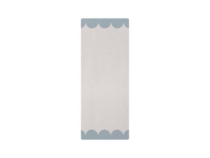 Tapis de yoga enfant coquille bleu 62x160cm