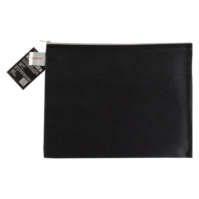 Foldersys Reissverschlussbeutel A4 non-woven-PP opak schwarz (A4, 1x) (40520-30)