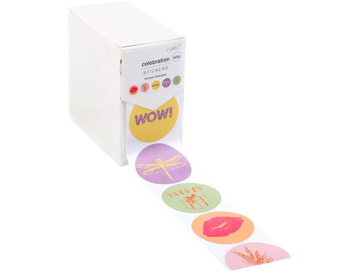 Stickers Vivant Celebration - Farbe: diverse - Material: Papier - 850