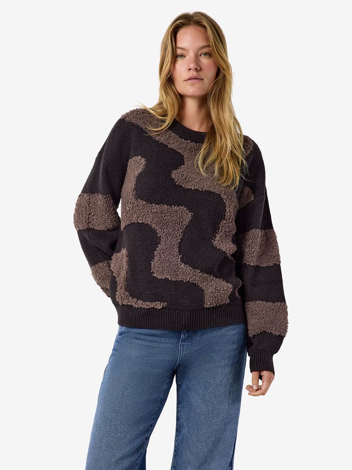 Noisy may Pullover in Dunkelbraun - S
