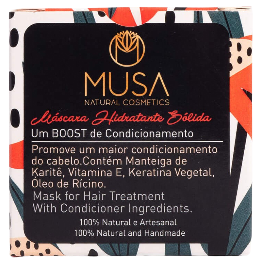 Musa Natural Cosmetics Solid Moisturising Hair Mask for Dry Hair 1&nbsp;un.