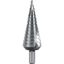 Facom, Bohrereinsatz, Stufenbohrer mit Zylinderschaft (10 Millimeter, 11 Millimeter, 12 Millimeter, 4 Millimeter, 5 Millimeter, 6 Millimeter, 7 Millimeter, 8 Millimeter, 9 Millimeter)