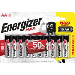 EN MAX AA10 - MAX, Alkaline-Batterie, AA (Mignon), 10er-Pack