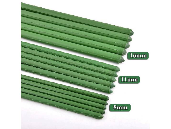20 pièces de supports de plantes 60/120 cm pour jardin, tomates, légumes, serre, piliers de soutien pour plantes grimpantes, étagères pour fleurs, tubes de fixation