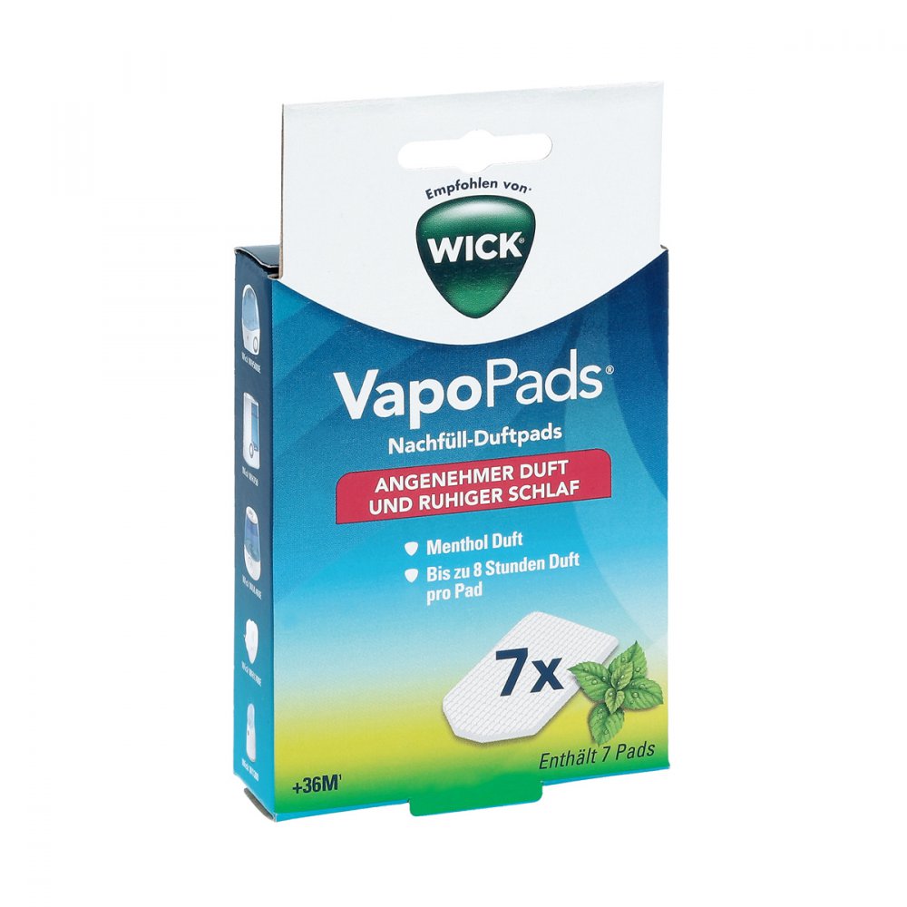 KAZ Europe SA Wick Vapopads 7 Menthol Pads Wh7 06175930
