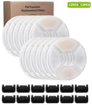 Uplifted Finds Multi Stage Carbon Purification Filter Set 12 Filters 12 Sponges
