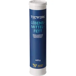 TECWERK Lebensmittelfett NSF-H1 naturfarben, hell 400 g Kartusche