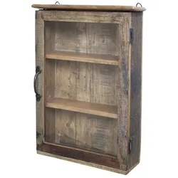 Chic Antique Grimaud Wandschrank mit Regalen, Höhe 60, Länge 40, Breite 13 cm