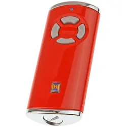 Hörmann Sicherungs-Handsender HSS 4, BiSecur, Hochglanz rot