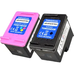 2 Ampertec Tinten ersetzt HP 3YM92AE 303 Doppelpack KCMY