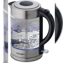 Cloer Glas-Wasserkocher bel. 1,7L 4429 eds