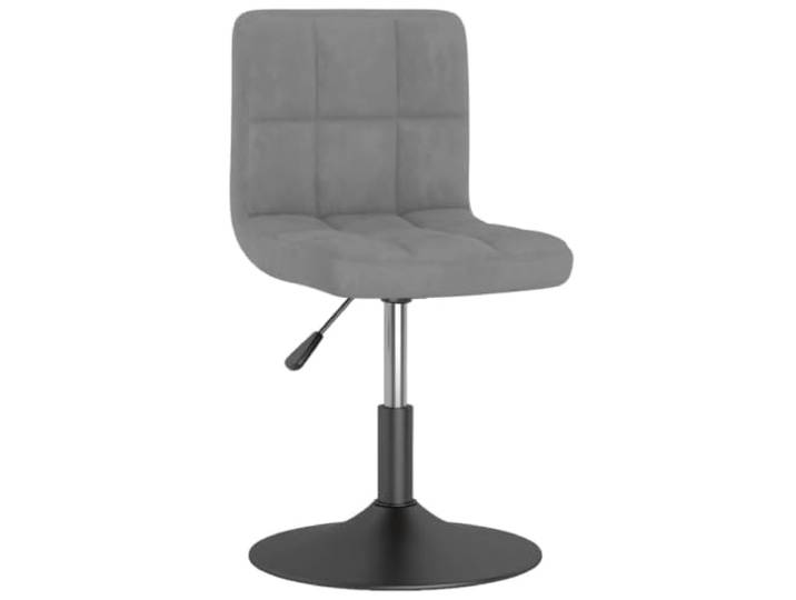 HGPOTUY Drehbarer Barhocker Hellgrau Samt 360-Grad-Drehung, Gasdruckfeder, Stahlrahmen, 110 kg pro Sitzplatz, Samtbezug
