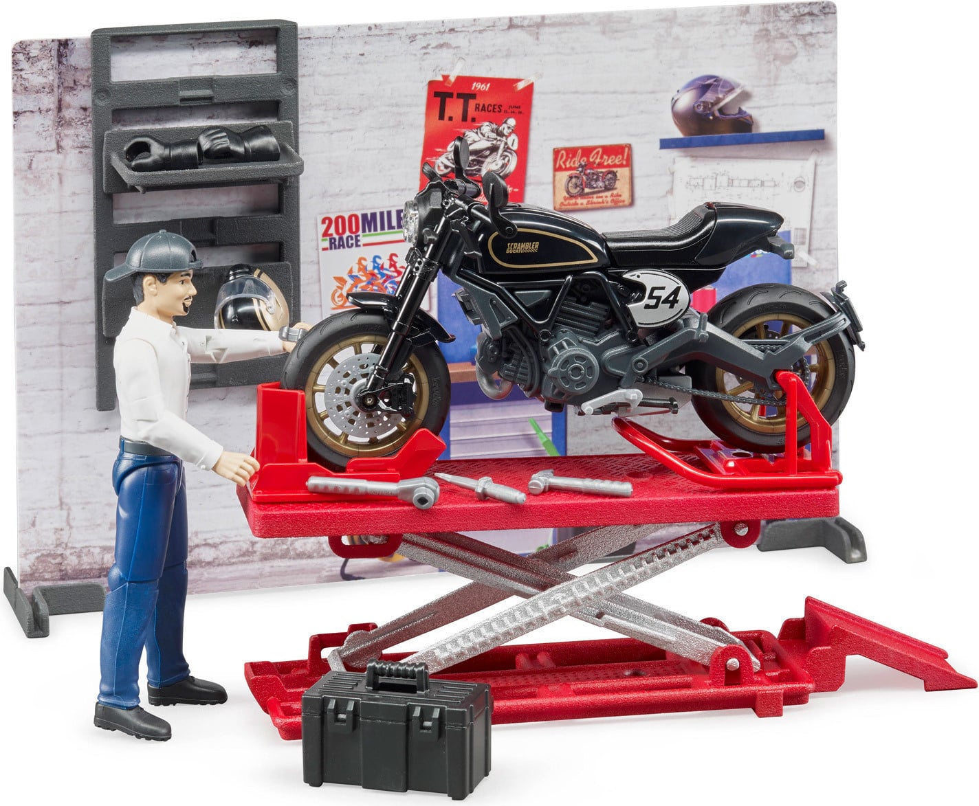 Bruder Motorwerkstatt bworld