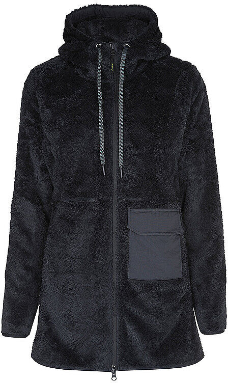 MERU Damen Fleecemantel Nunavut Hoodie schwarz   34 W