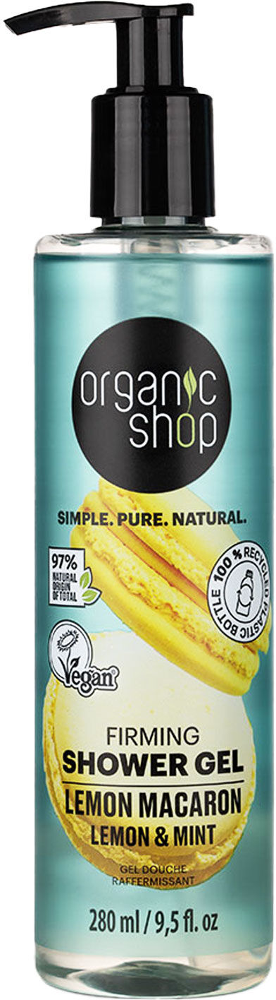 ORGANIC SHOP Lemon Macaron Firming Shower Gel 280ml
