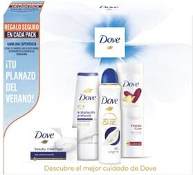Dove Pack Summer 4 Peças